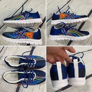 ❤️HOST PICK❤️”Super Nurse”-RN Custom Graphic Sneakers-Size 5(35)